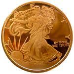 1 Oz Walking Liberty Coppe..