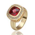 18k Gold Plated Crystal Ri..